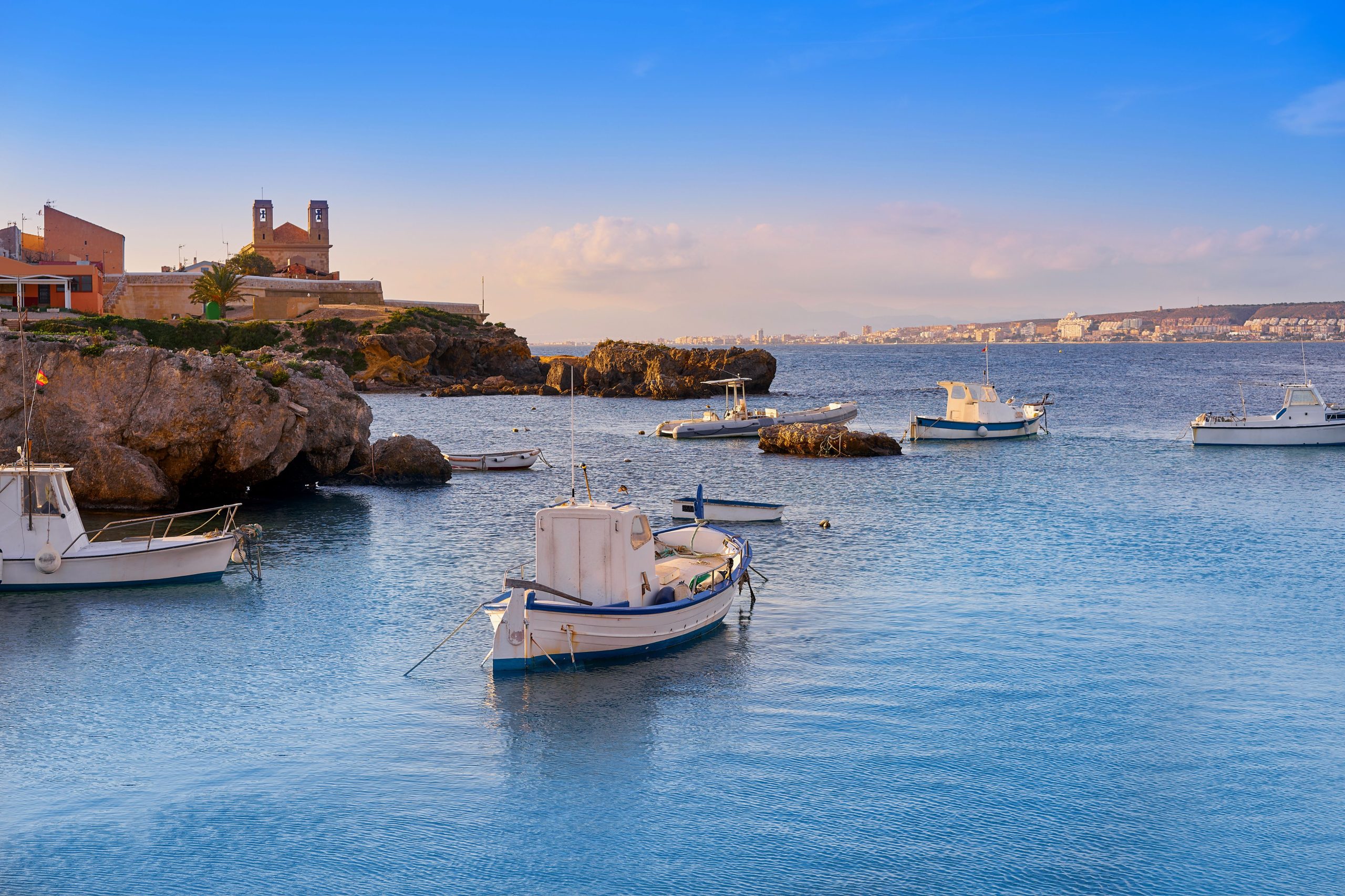 vista de tabarca alicante
